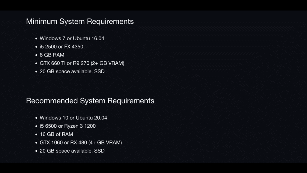 last epoch minimum and recommended system requirements
