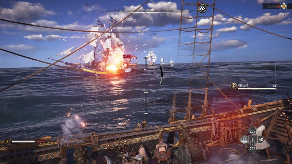 Bombards in use