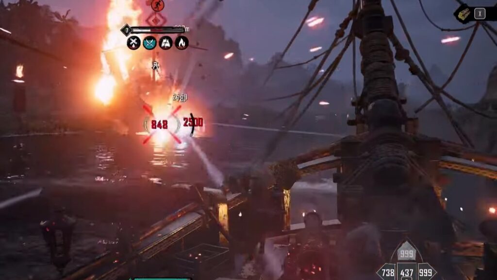 Wrecking small ships