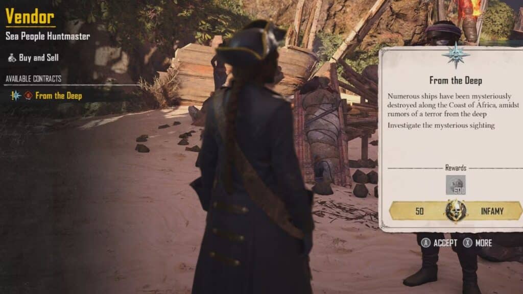 Where to Find the Sea Monster in Skull and Bones | Location & Rewards - From the Deep Contract