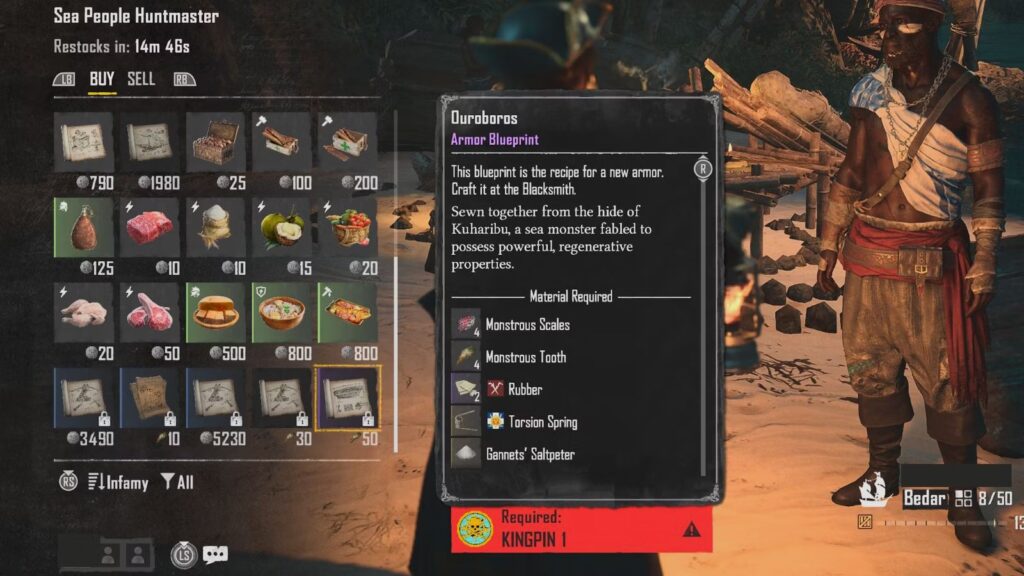 Trading for the Ouroboros blueprint