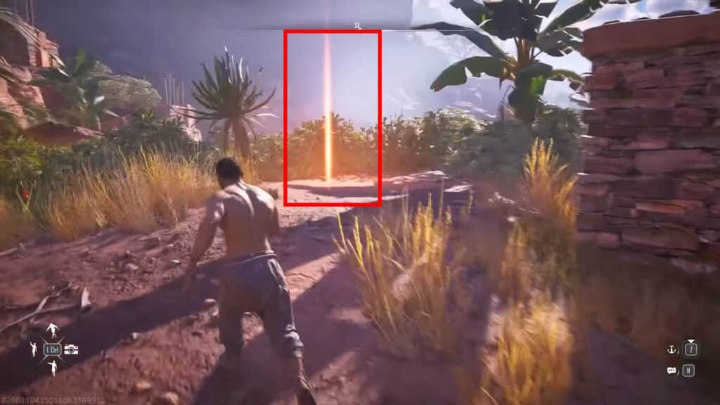 Orange glow marks the spot