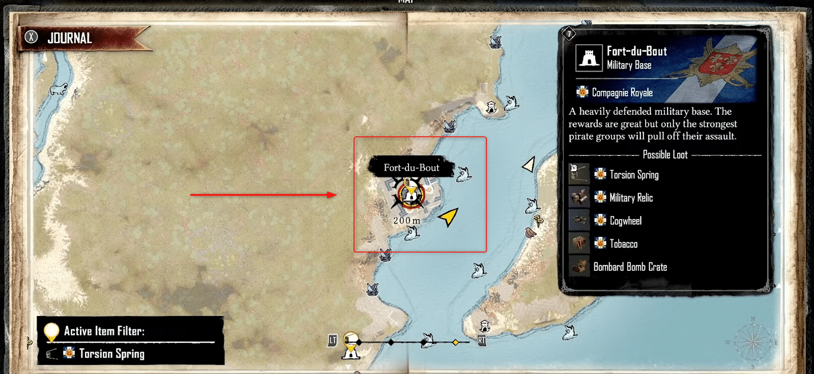 Fort-du-Bout in Skull and Bones