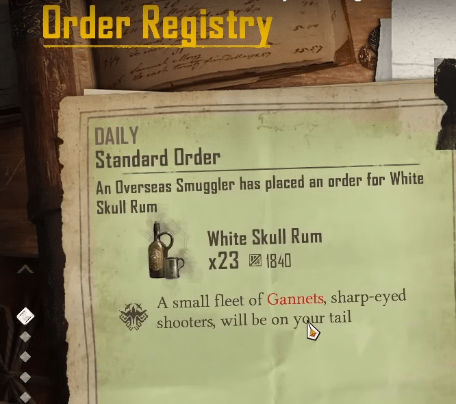Order Registry in Skull and Bones