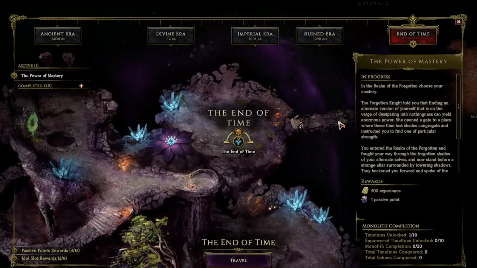 The End of Time in Last Epoch