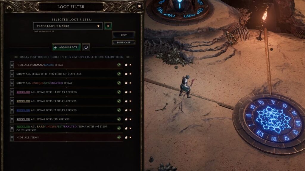 Very advanced loot filter