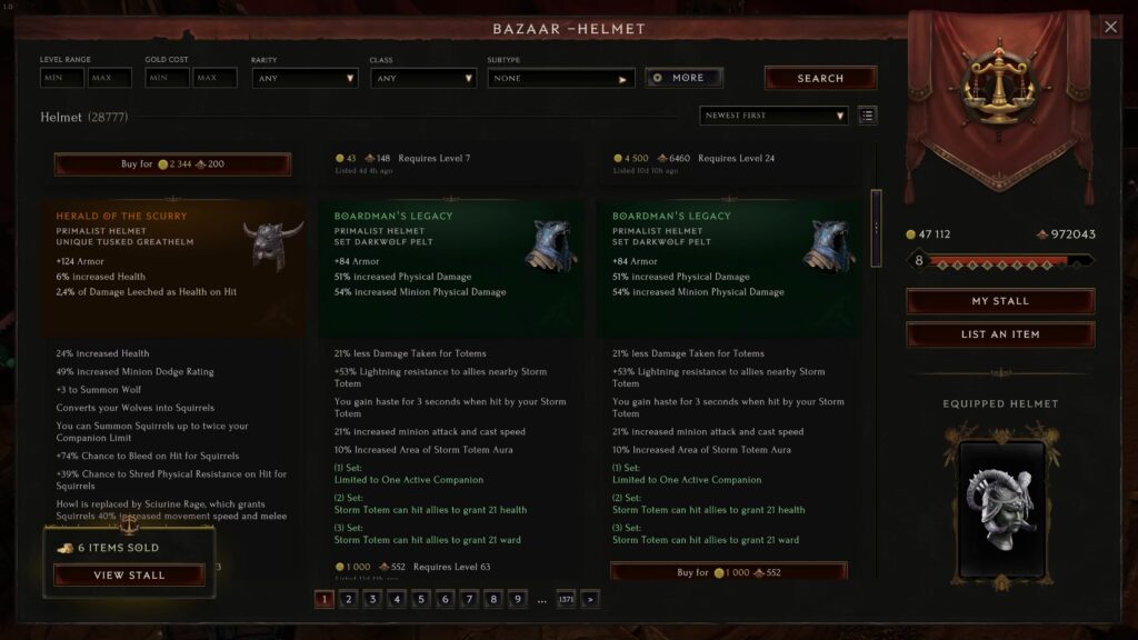 Last Epoch: How to Make Gold Using Loot Filters