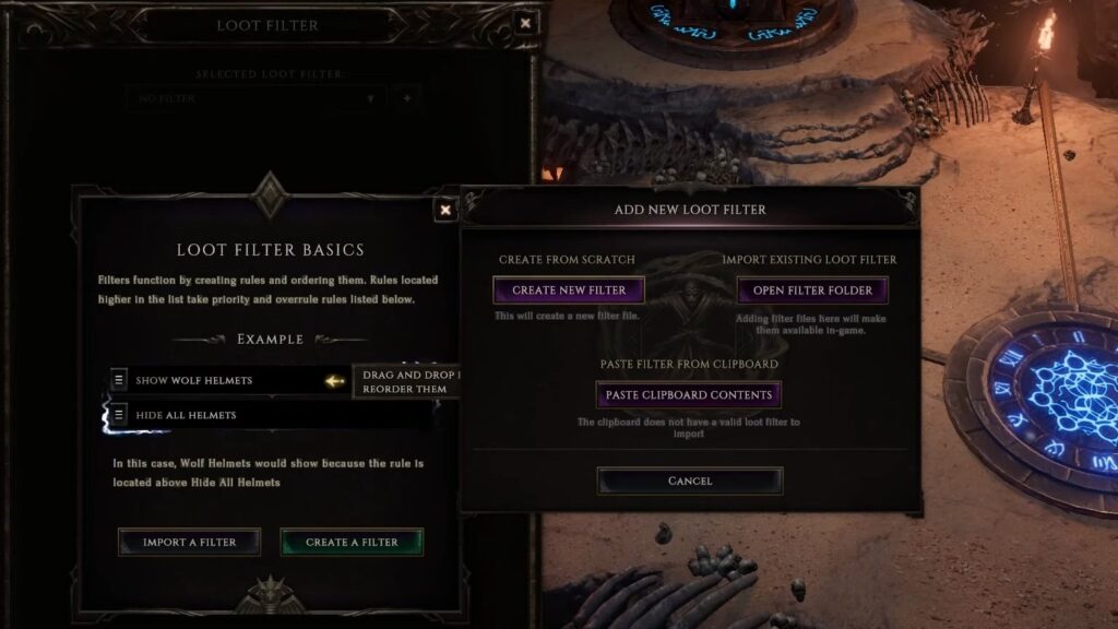 Creating a new loot filter