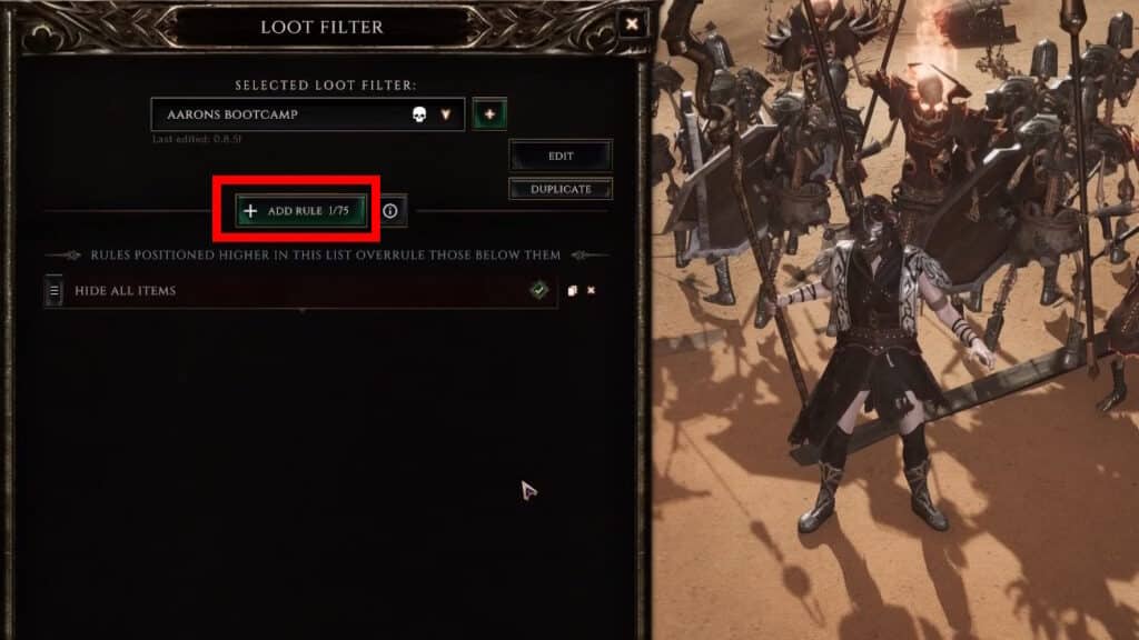 Add Rule