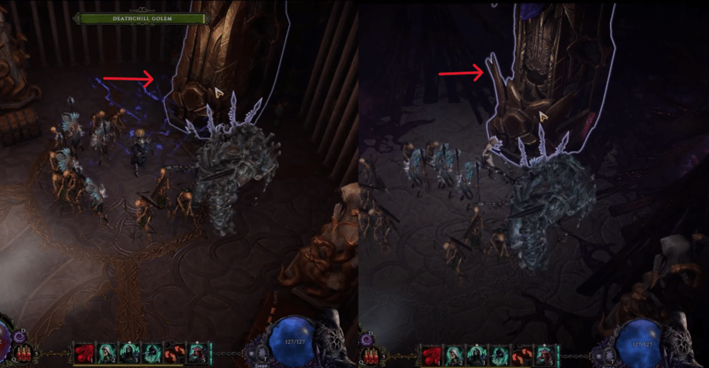 Temporal shift to use the correct cache