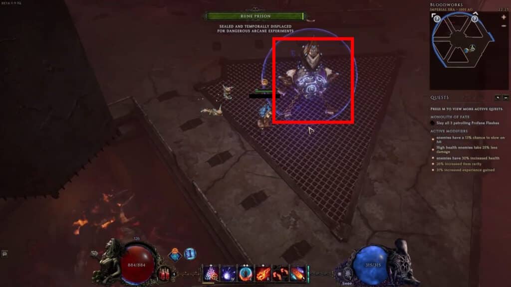 An Exiled Mage's prison