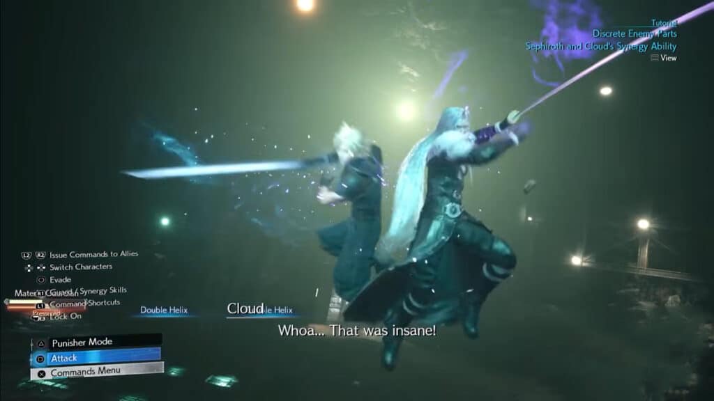 Final Fantasy 7 Rebirth Synergy cloud Sephirot
