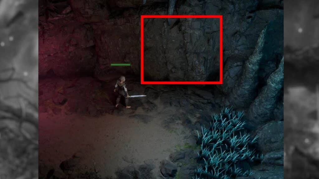 Fake dead end wall