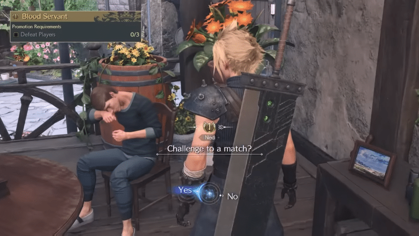 Challenge players in towns
