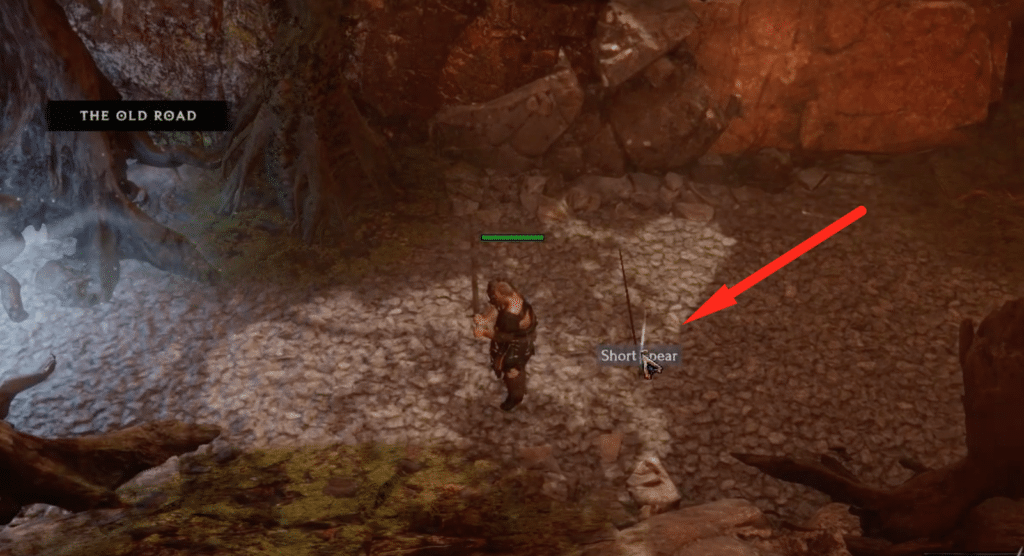 pickable item on the ground