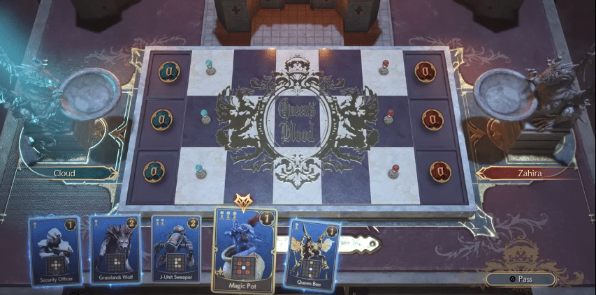 Layout of the board