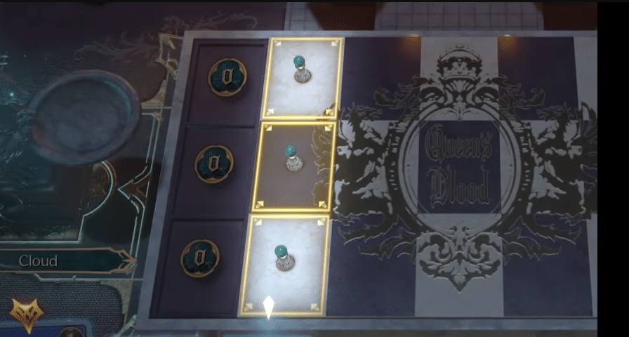 Pawns on the board
