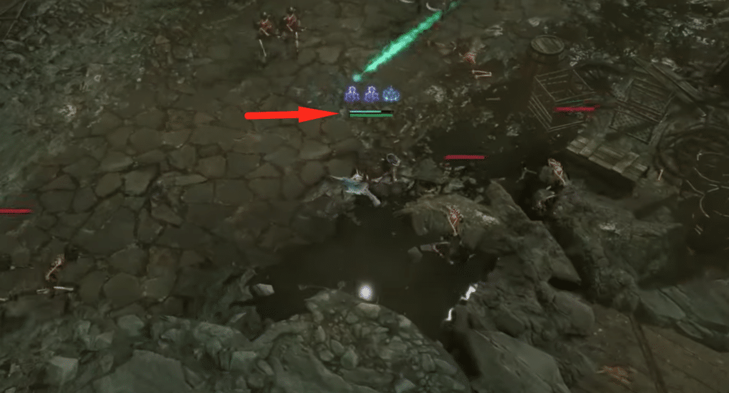 ward shield above health bar