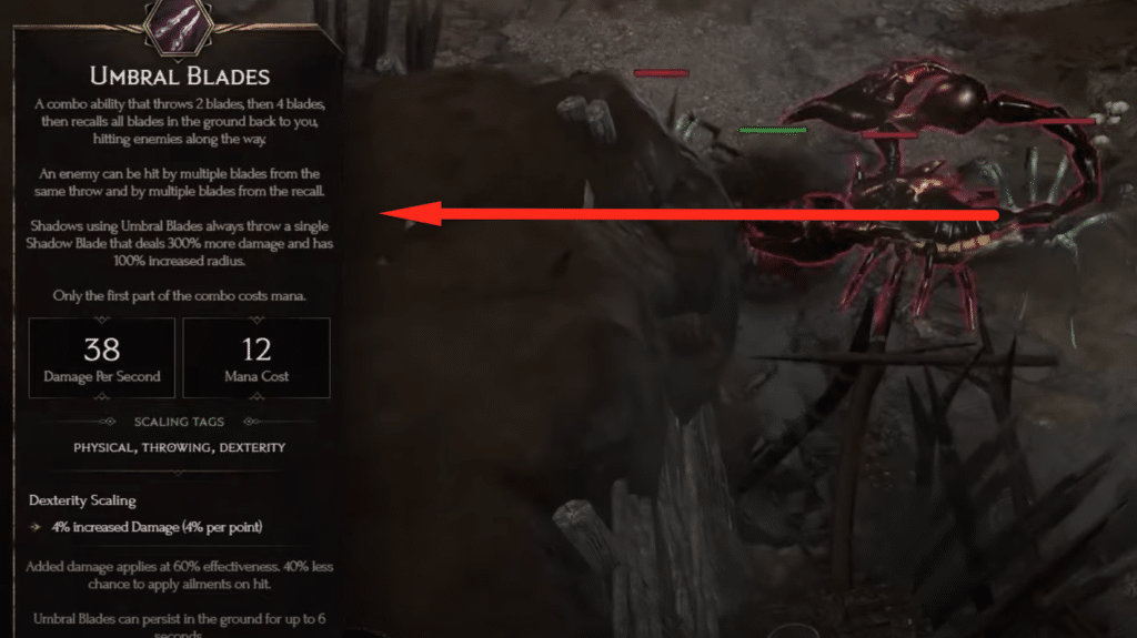 umbral blades skill description