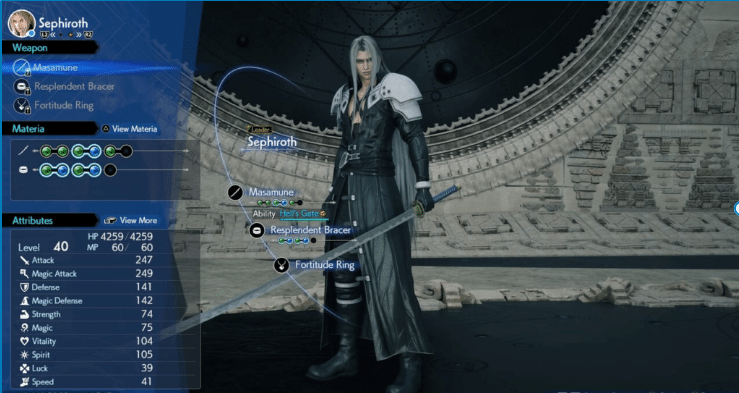Sephiroth's weapon