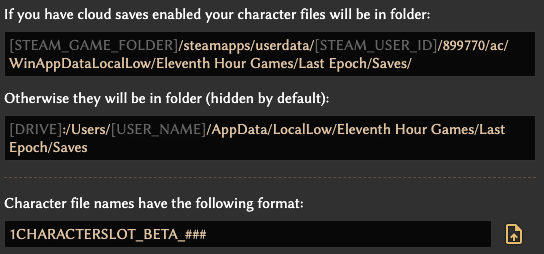 How to Restore a Deleted Character in Last Epoch Offline