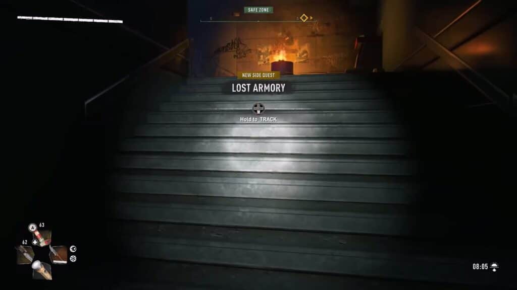 Lost Armor quest start