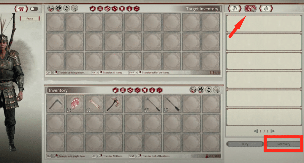 what you need to press while in the stable menu to revive a horse Myth of Empires