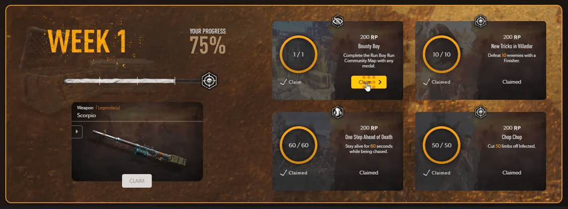 Claiming Rewards in Dying Light 2