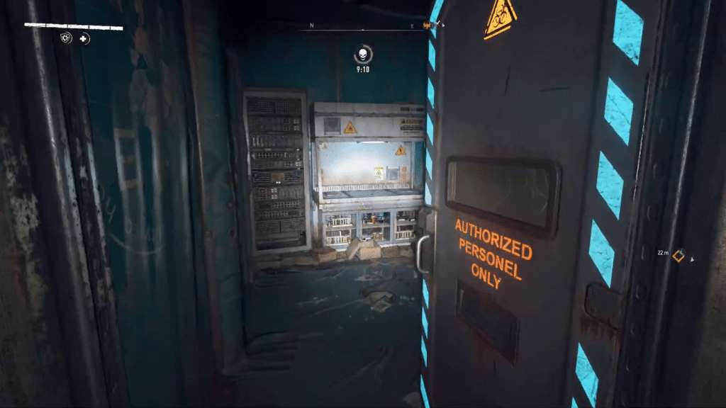 door with “Authorized Personnel Only”