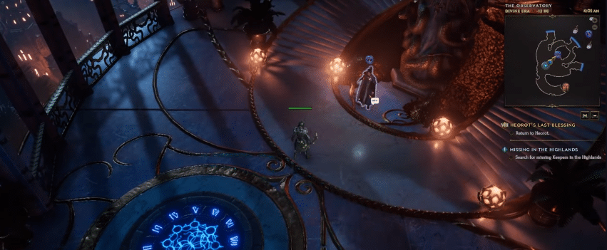 Observatory in ninth chapter
