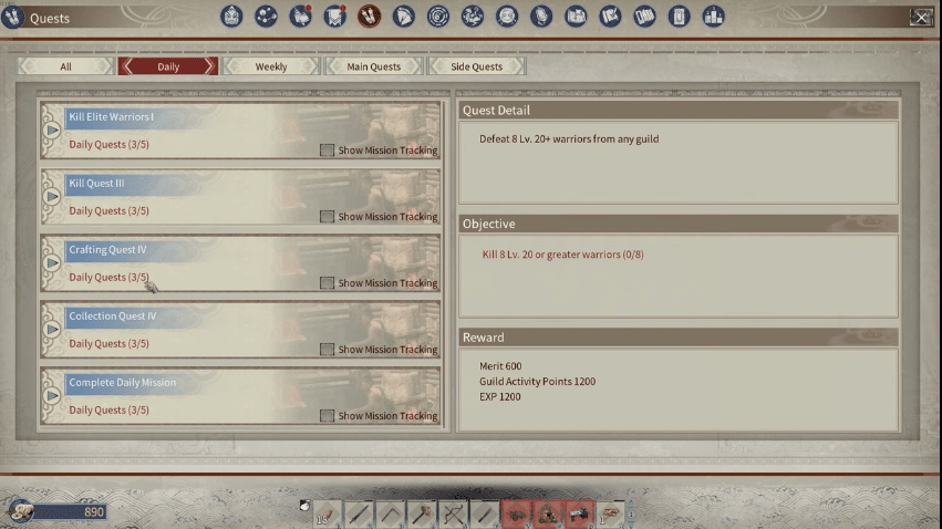Complete missions