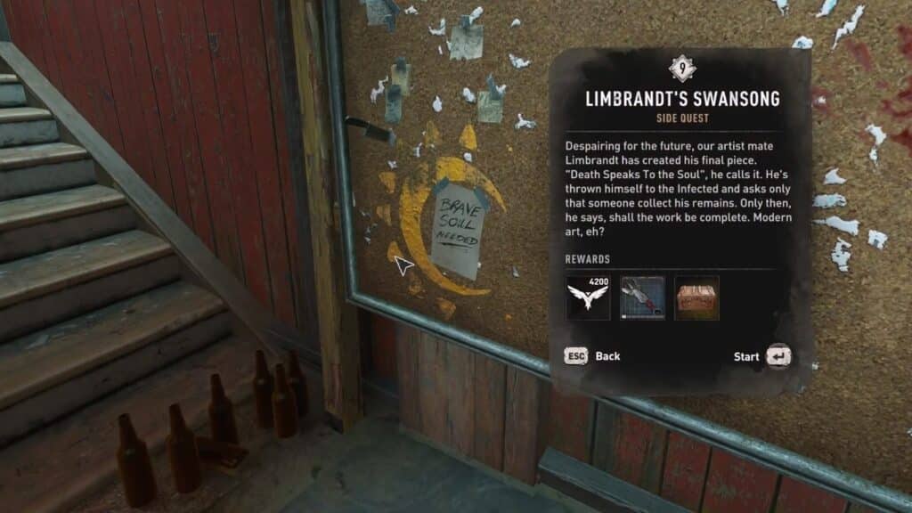 Limbrandt's Swansong quest