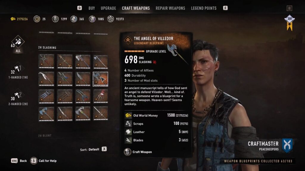 Crafting the Angel of Villedor