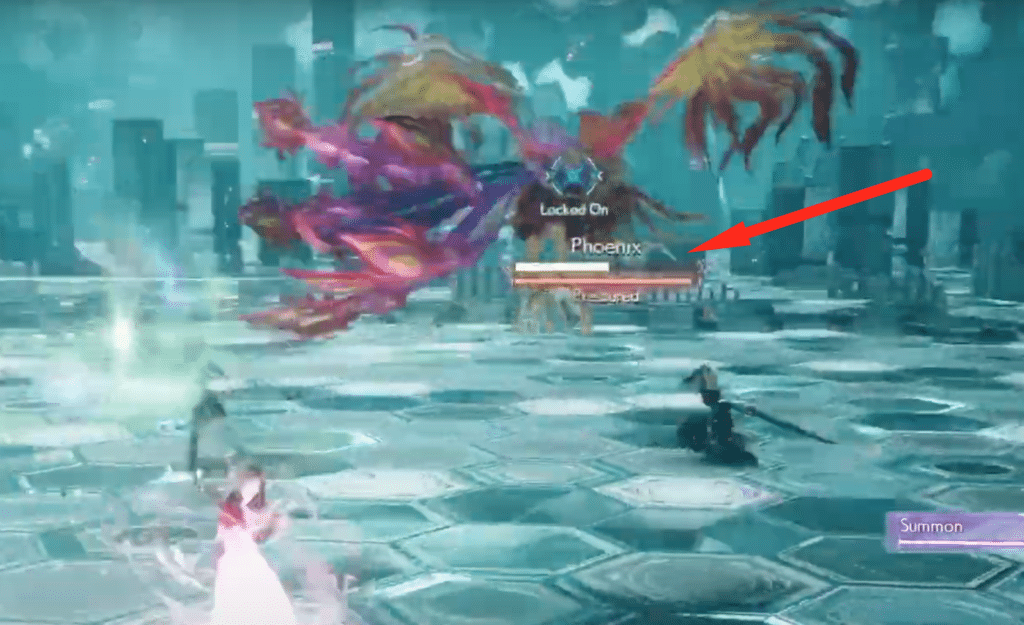 the health bar of phoenix