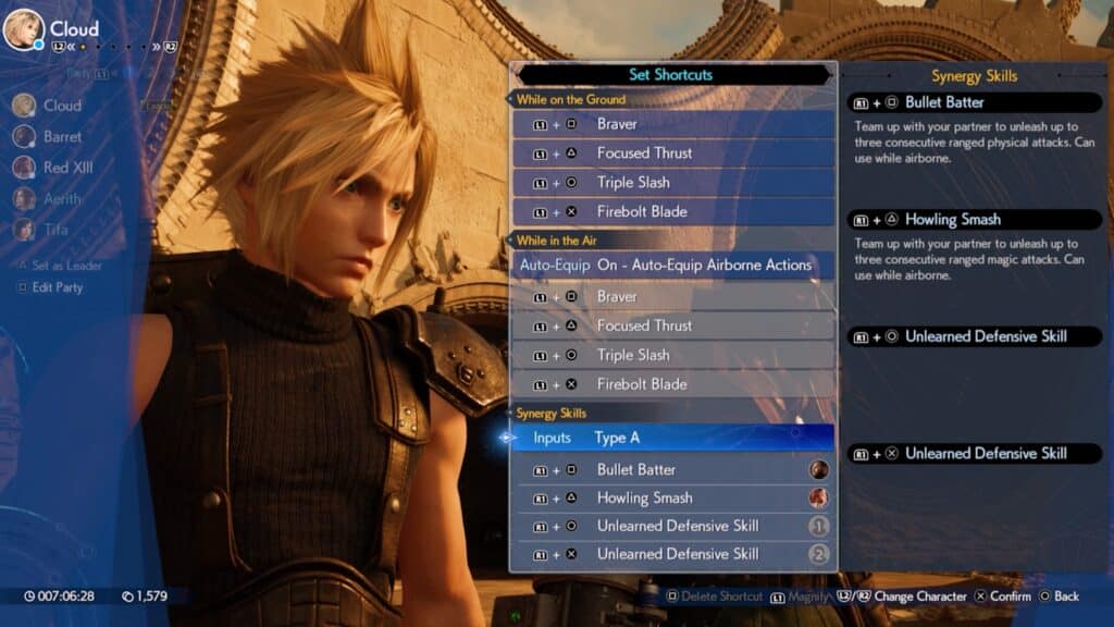 Final Fantasy 7 Rebirth: Best Synergy Skill - Bullet Batter and Howling Smash