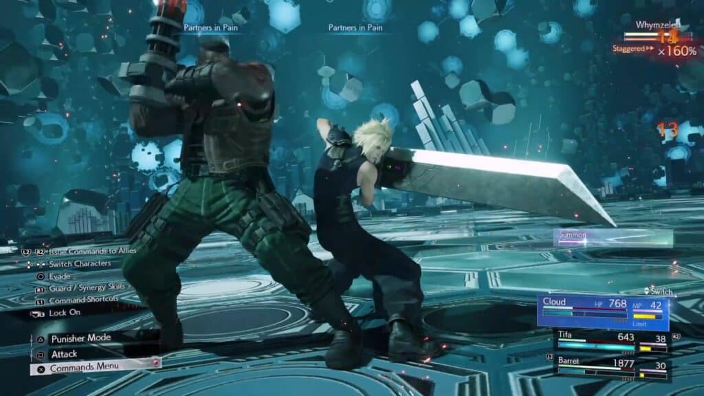Cloud and Barret Synergy Ability - Partners in Pain
