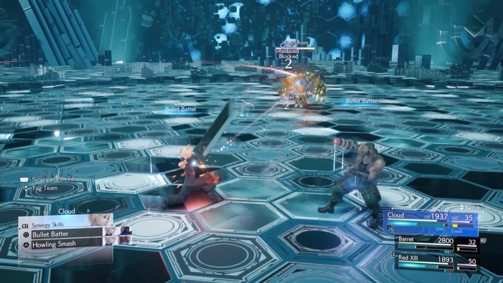 Cloud and Barret using Bullet Batter