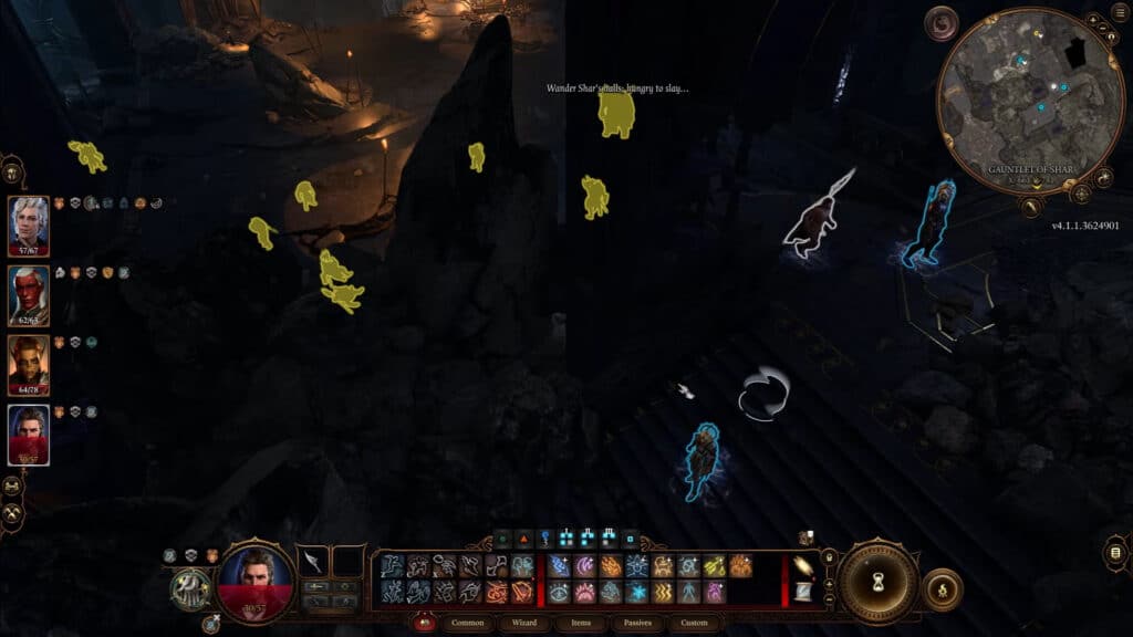 Leave party behind before steal Umbral Gem