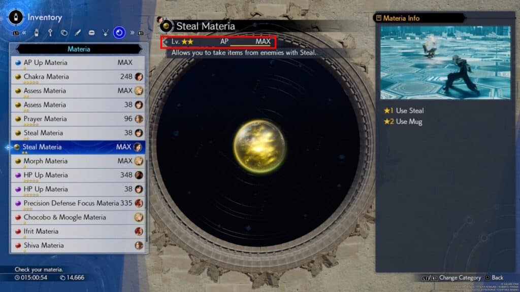 Final Fantasy 7 Rebirth: Ultimate Materia Guide - Leveling Materia