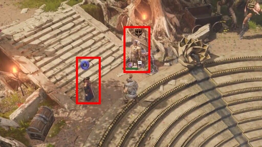 The Item Faction NPCs in The Keepers' Camp