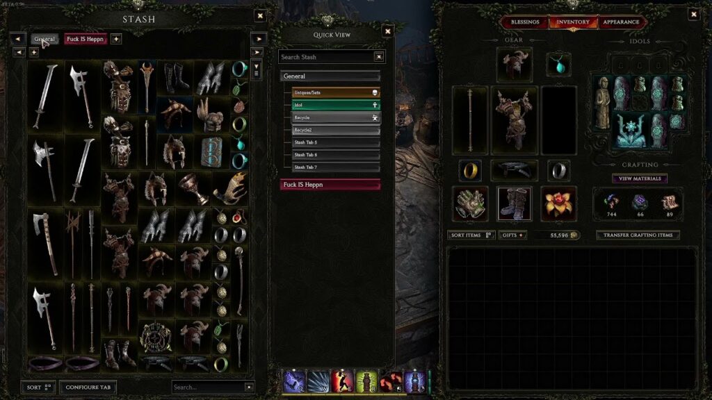 Last Epoch: How to Level Up Your Alts Quickly - Stash and Crafting
