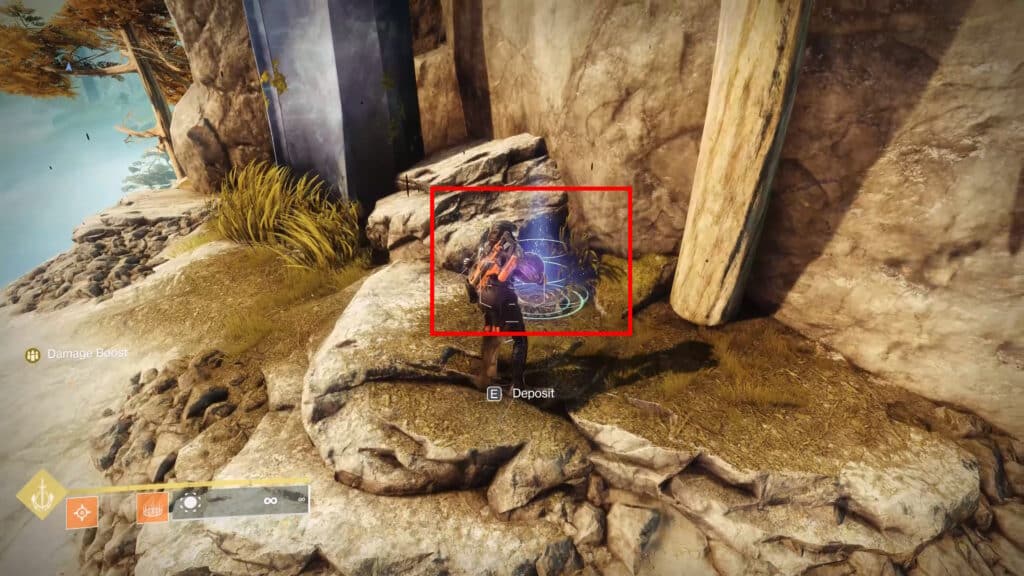 The spot to deposit the Awoken Charge