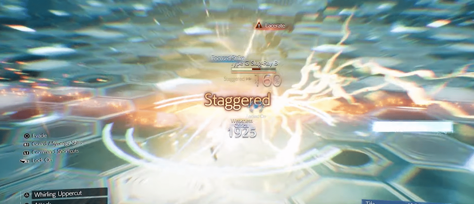 Staggered in Final Fantasy 7 Rebirth