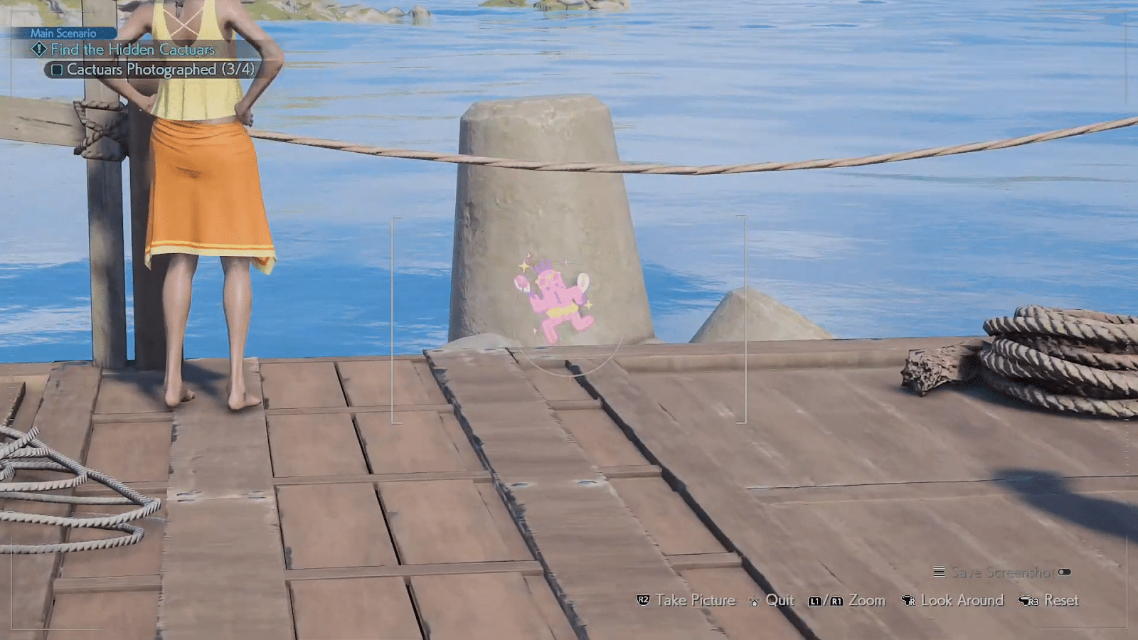 Dock View in Final Fantasy 7 Rebirth