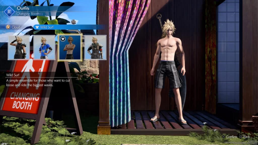 Wild Surf Armor Cloud FF7 Rebirth