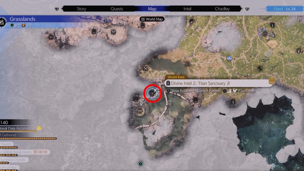 Titan Divine Intel 2 location