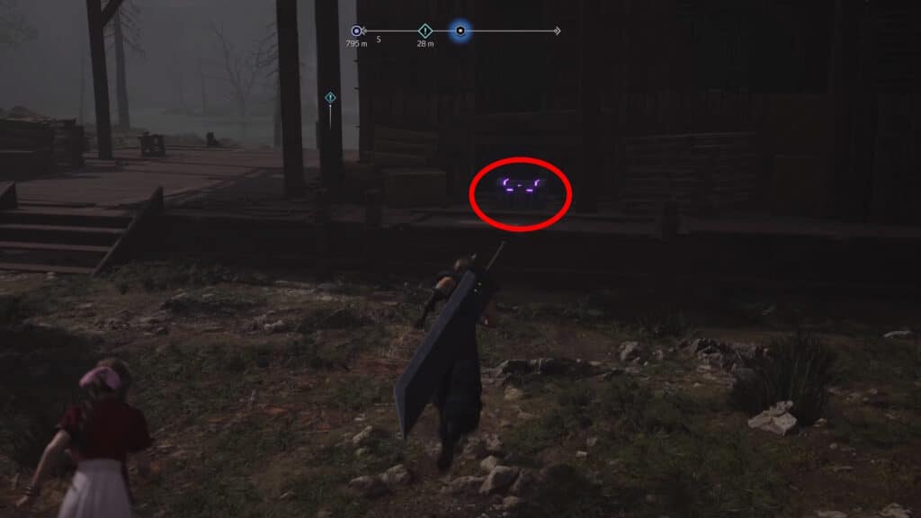Sleek Saber chest at Abandoned Dock