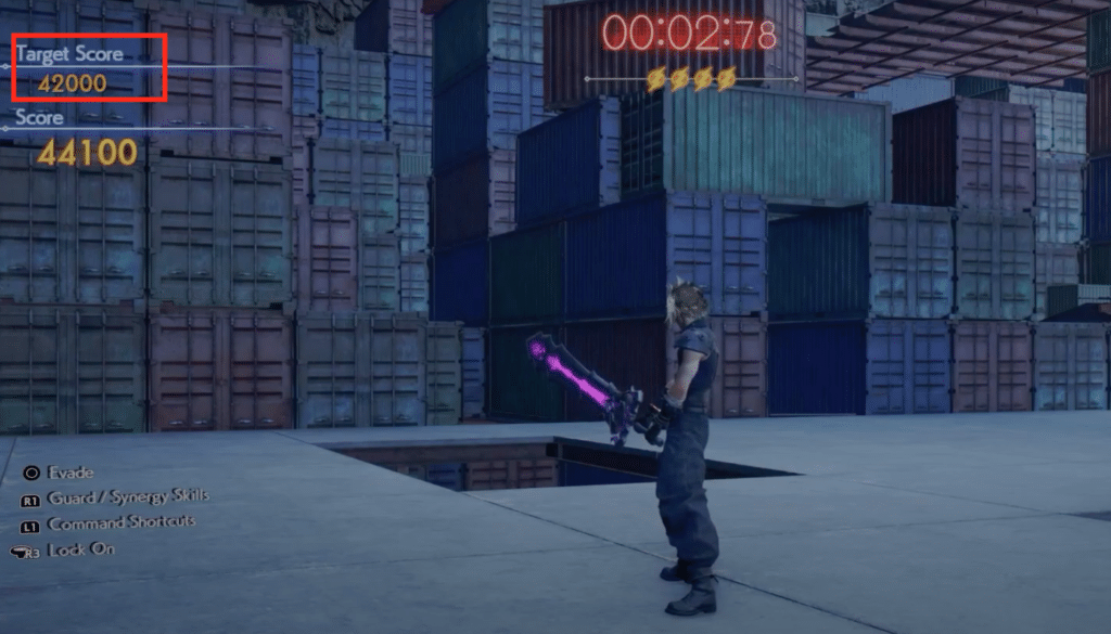 complete the minigame with a minimum score of 42000 to get the weapon
