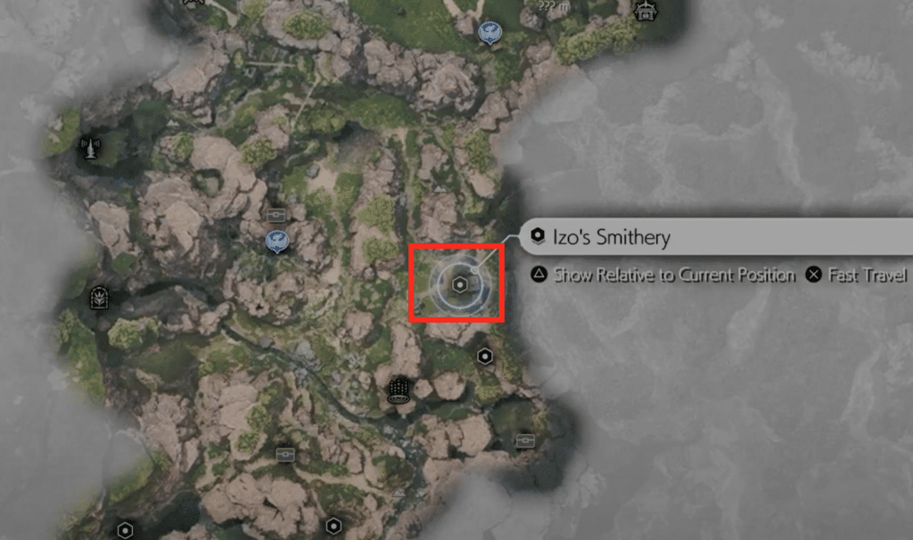 map location