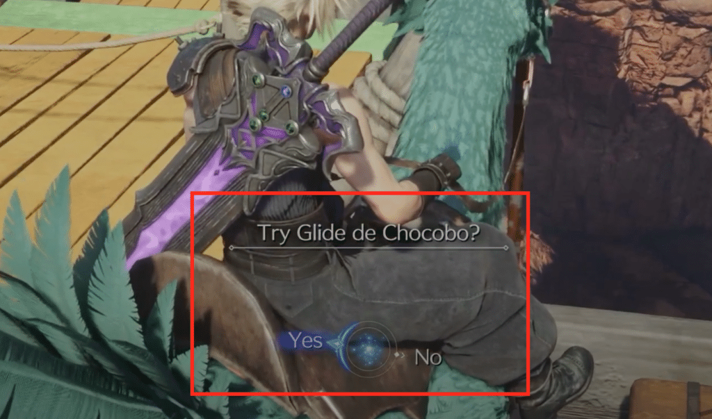 weapon can be unlocked through the glide de chocobo